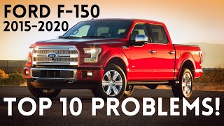 OWNER REVIEWS!  FORD F-150 2015-2020 COMMON PROBLEMS RELIABILITY PROBLEMS MAINTENANCE TOP PROBLEMS