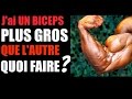 Asymétrie musculaire: J'ai un bras plus gros que l'autre! comment corriger