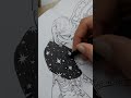 3h in 30 seconds in my sketchbook 💫 drawing illustration sketchbook shortsclip