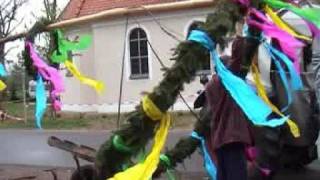 Maibaum-Aufstellung in Bärnwinkel 2003