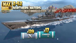 Destroyer Z-52: Payback on map Northern Waters - World of Warships