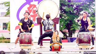 [4K] 創作和太鼓 龍鼓　犬山踊芸祭 2024 日曜日 (中央)