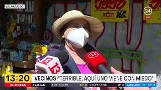 Turba intentó ingresar a supermercado en Valparaíso | 24 Horas TVN Chile