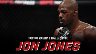 Todos os Nocautes e Finalizações de Jon Jones | UFC 285