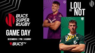 Loughborough vs Nottingham | LIVE BUCS Super Rugby