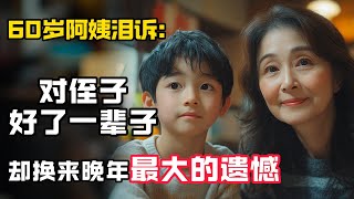 60歲阿姨淚訴：對侄子好了一輩子，卻換來晚年最大的遺憾  #老年生活 #情感 #故事