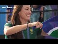 Tatjana Smith Schoenmaker (Team South Africa) celebrates Gold medal @ Paris 7 august 2024 Olympics