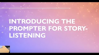 Story-Listening Kit - Prompter Introdiction