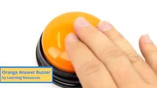 Orange Answer Buzzer Single by Learning Resources DEMO