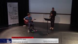 Hymna by Rich Patittuci    Fragments DUO   XVIII World Sax Congress 2018 #adolphesax