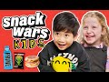 British Kids Try American Food For The First Time | Snack Wars