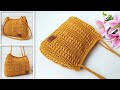 LATEST CROCHET BAG TUTORIAL FOR BEGINNERS - TAS RAJUT MOTIF TERBARU MUDAH UNTUK PEMULA