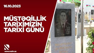 Müstəqillik tariximizin tarixi günü - Tarixi gündə xalq Şəhidlərini yad edir