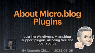 Micro.blog Plugins — Why Use Them \u0026 Which One I Use