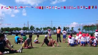 下地小学校運動会 親子三代リレー(6年生)