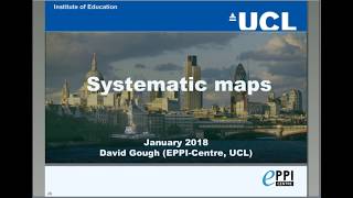 [Webcast 60] EPPI Centre: Systematic Maps
