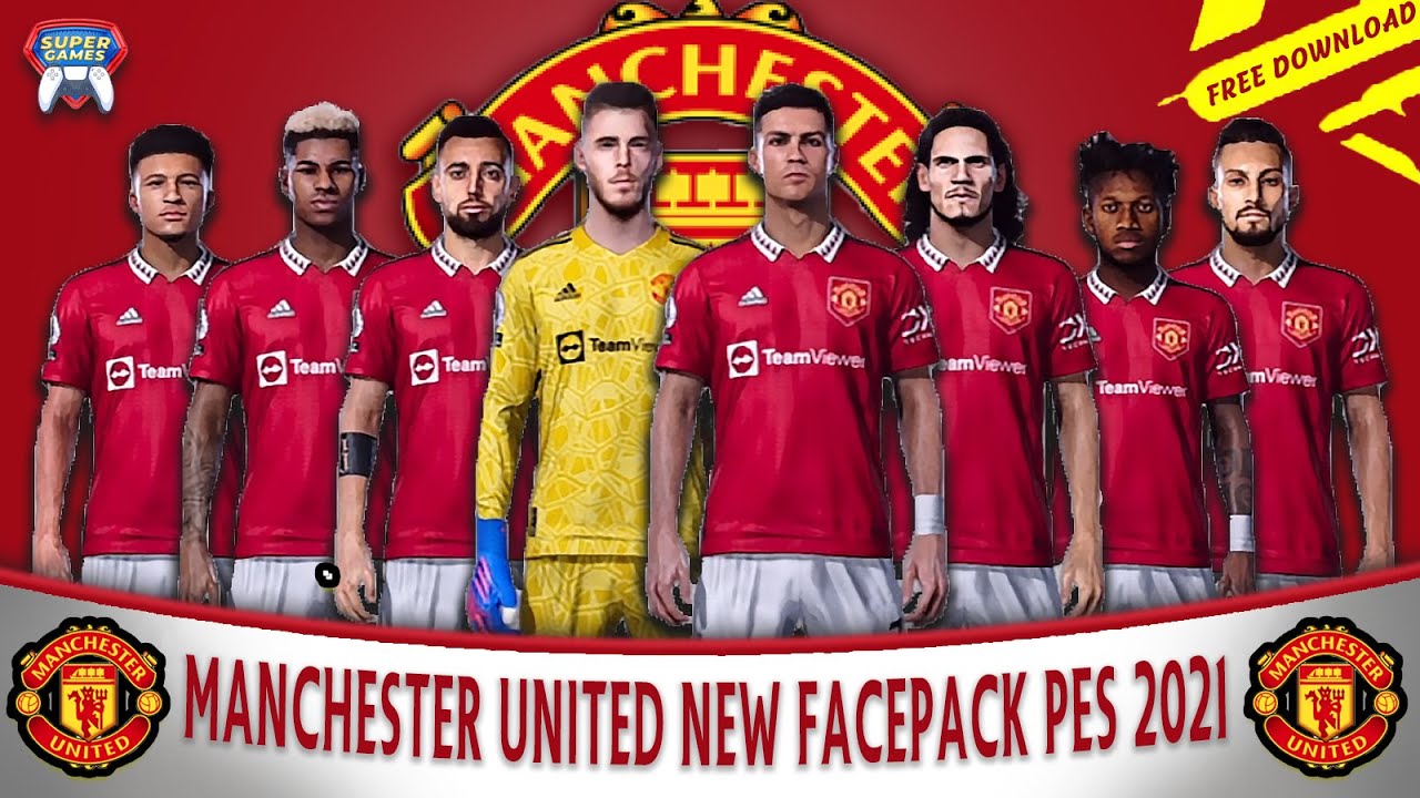 PES 2021 - UPDATE FACE Manchester United - SIDER VERSION | PC • احدث ...