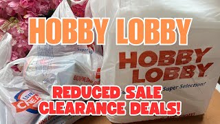 QUICK Hobby Lobby Haul! Craft Storage & Supplies on Clearance! Don’t Miss These Deals!