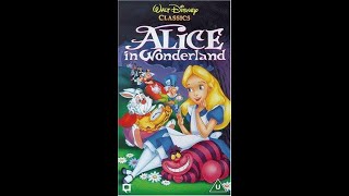 Opening to Alice in Wonderland UK VHS...
