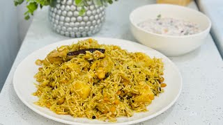 Delicious Chicken Chana Pulao Recipe - Maharashtrian Khandesh Style | Homemade