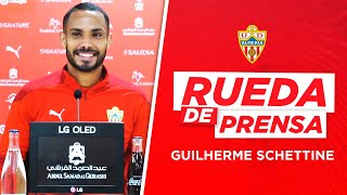 Rueda de prensa de Guilherme Schettine