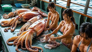 Peruvian Fishermen Haul in Hundreds of Giant Squid Every Day – You Won’t Believe How They Do It