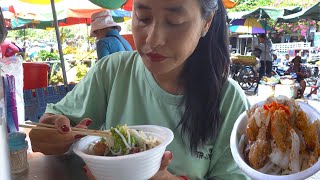 My Favorite Breakfast - Banh Sung Mixed With Steamed Noodle - $1.25  For A Bowl