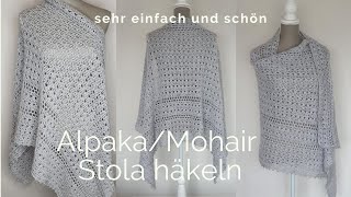 EINFACHE STOLA HÄKELN | KOSTENLOSE ANLEITUNG @barywoll