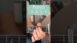 Perfect Ed Sheeran Guitar Lesson // Perfect Guitar Tutorial #Shorts