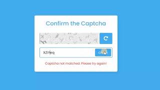 How to create Human Captcha Using Html & Css