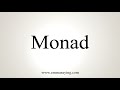 how to say monad