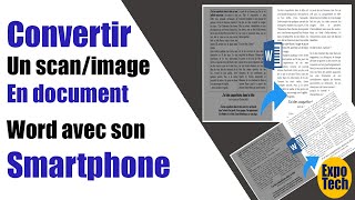 Convertir un scan/image en document Word modifiable avec son Smartphone