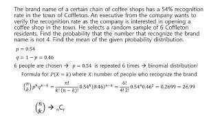 binomial distribution word problem 1
