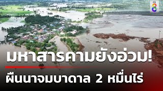 มวลน้ำไหลบ่าท่วม 2 อำเภอผืนนาจมน้ำ 2 หมื่นไร่  | 18 ก.ค. 67 | ข่าวใหญ่ช่อง8