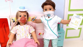 Doctor and patients! Play Dolls best stories