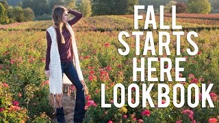 Fall Starts Here - October 2016 Lookbook