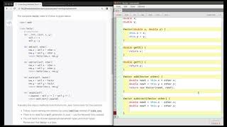 Java: writing a Vector class