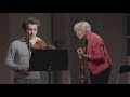 VIOLIN masterclass by Miriam FRIED | Beethoven, Violin Sonata No.4 in A Minor, Op.23