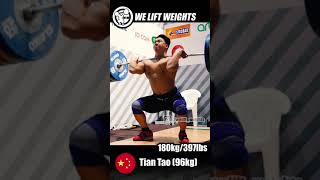 Tao 180kg Clean and Jerk