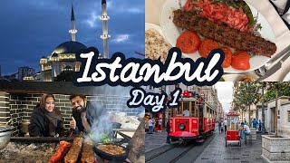 Istanbul Vlog Day 1 : Taksim Mosque \u0026 Turkish food