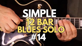 Beginner Blues Guitar Solo in 12 BAR E-Blues - Guitar Lesson - Guitar Tutorial