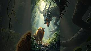 The Crossbreeding of Lion and Dragon #ai #hybrids #combination