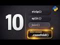 Stop Using Python Strings Wrong! (10 Functions You Need Now)