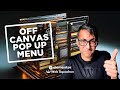 Off Canvas Menu Pop-Up - Elementor Wordpress Tutorial