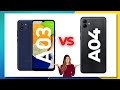 Samsung Galaxy A03 vs A04 | ¿Cuál es [MEJOR]? 🤔 🤷