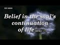 BD 8059 - BELIEF IN THE SOUL´S CONTINUATION OF LIFE ....