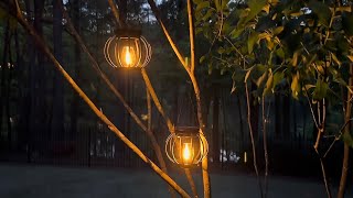 Solar Lanterns Lights for Outdoors, Waterproof Solar Lanterns for Gardens, Trees, Yard, Patio, Paths