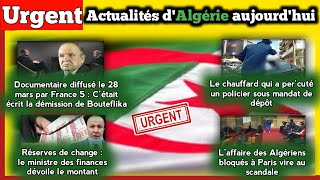 Urgent: France 5 consacre un film-documentaire à la chute de Bouteflika/ événements importants