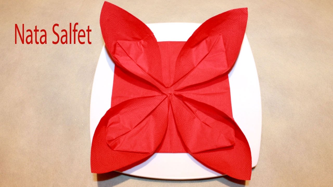 How To Fold Napkins Fancy Easy Youtube