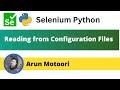 Reading from Configuration Files (Selenium Python)
